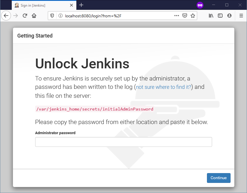 Unlock Jenkins