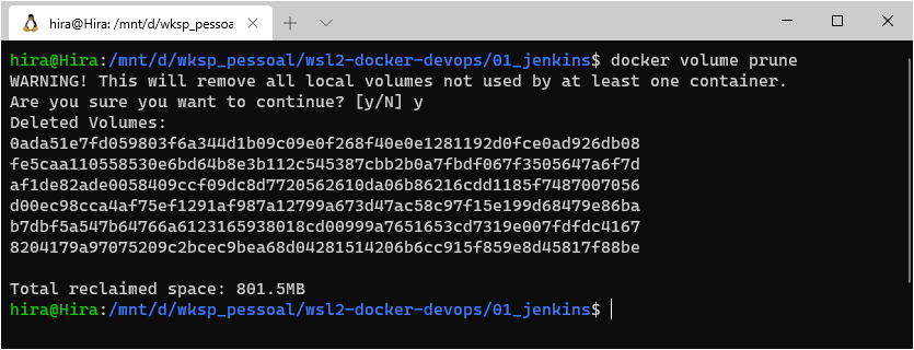 Docker Volume Prune