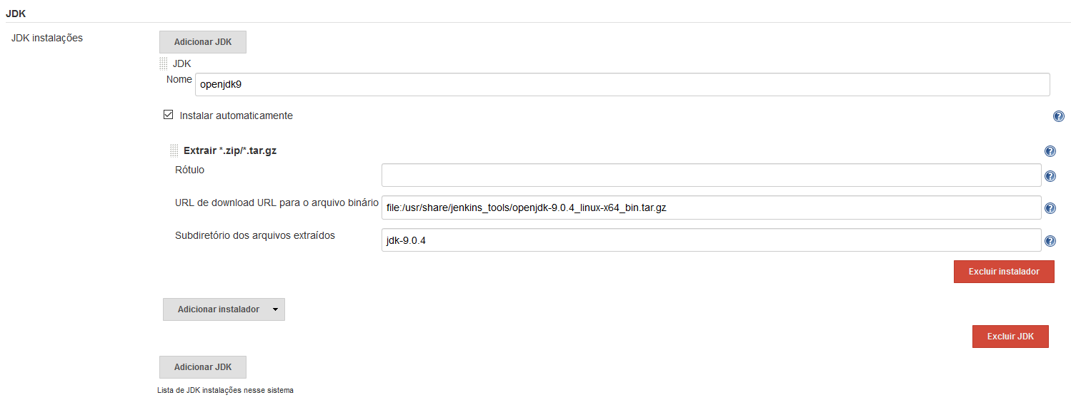 Global Tools Configuration