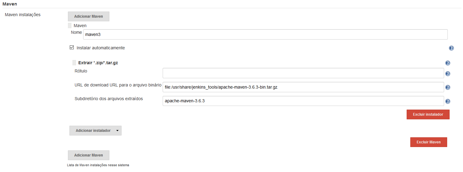 Global Tools Configuration